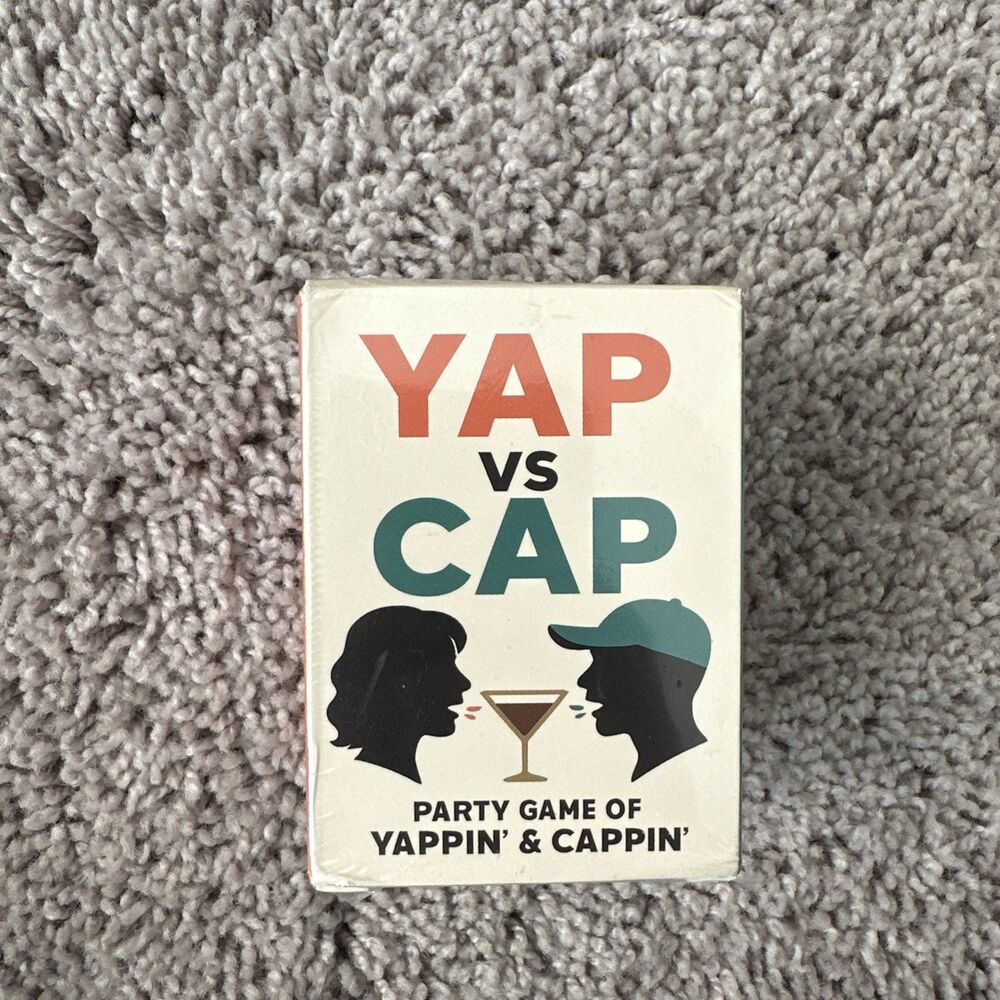 YAP vs CAP - The Party Game of Yappin & Cappin - 150 Cards NEW 2025